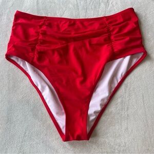 Red Bikini Bottom Unbranded Size 2XL